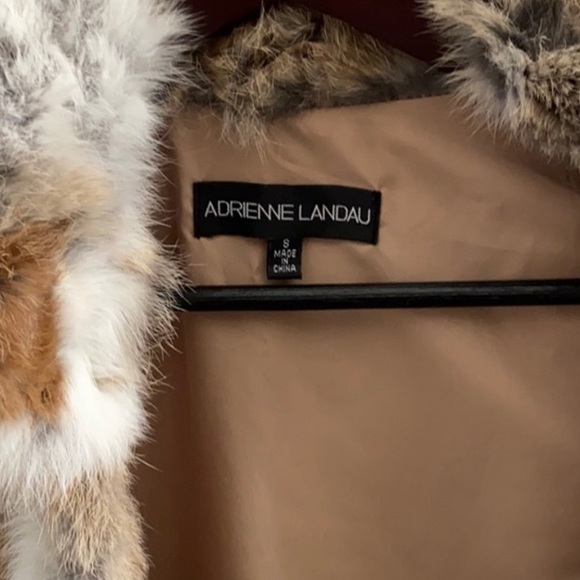 Adrienne Landau Brown and Cream Teddy Jacket - Picture 3 of 4